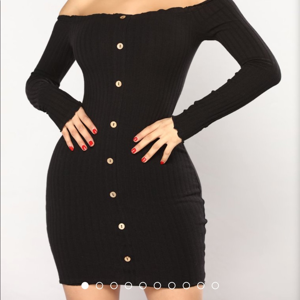 Jacklyn off shoulder mini dress
